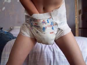 ABDL illustration for Naughty Baby Cammie